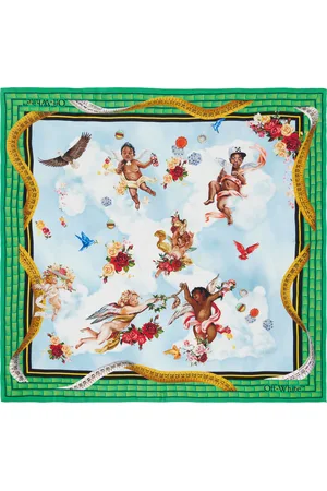 OFF-WHITE Multicolor Cloud Arrow Scarf