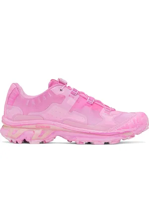11 BY BORIS BIDJAN SABERI Pink Salomon Edition Bamba 5 Sneakers