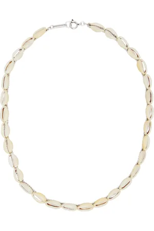 Isabel Marant Silver & Off-White Shell Necklace