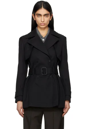 Mackage Black Adva Trench Coat