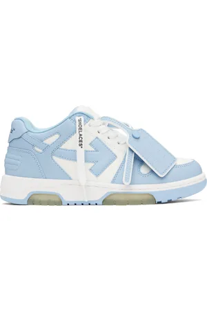 OFF-WHITE Blue & White Out Of Office Sneakers