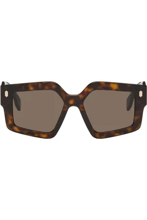 Fendi Brown & Black Roma Sunglasses