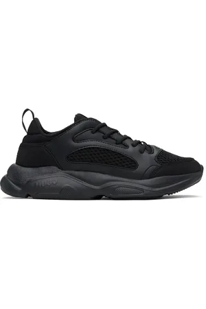 HUGO BOSS Black Mesh Sneakers