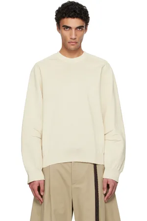 Hed Mayner Off-White Crew Neck Sweater