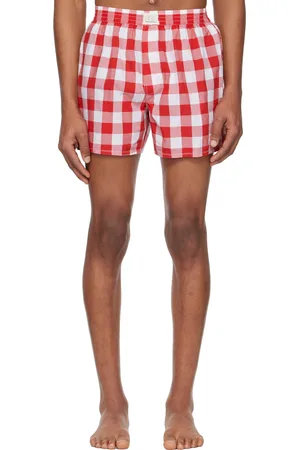 ERL & White Gingham Boxer Shorts