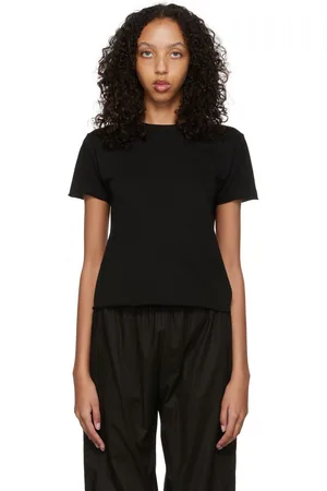 The Row Black Organic Cotton T-Shirt