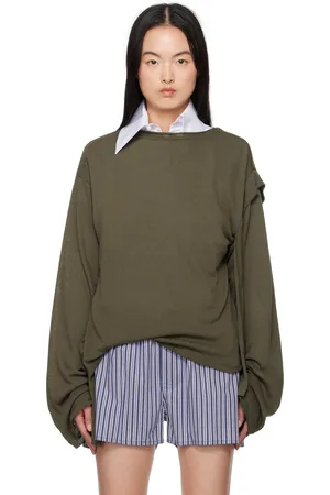 OTTOLINGER Deconstructed Linen Longsleeve T-shirt