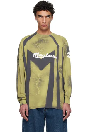 MAGLIANO Green & Gray Phantom Twisted Long Sleeve T-shirt