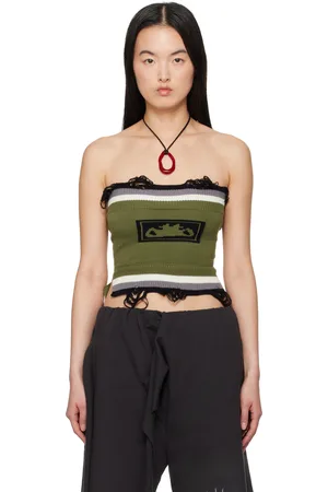 OTTOLINGER Green Knit Tube Top