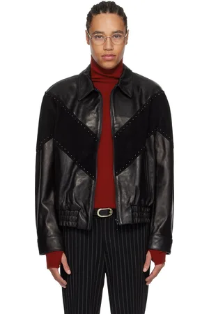 Ernest W. Baker Leather & Suede Bomber Jacket