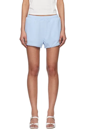 Kijun Blue Frill Jersey Shorts
