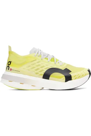 On Running Yellow Cloudboom Strike Sneakers