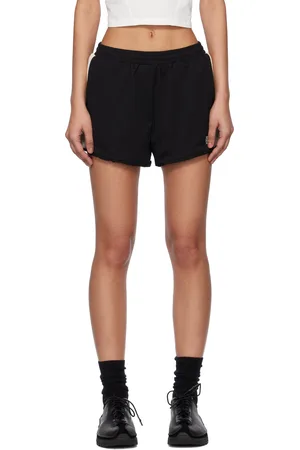 Kijun Black Frill Jersey Shorts