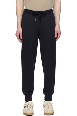 Moncler Navy Tricolor-Trimmed Cotton Sweatpants