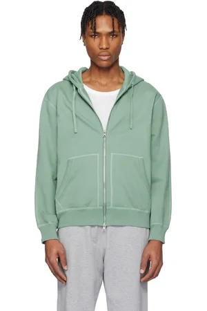 Reigning Champ Green Midweight Terry Standard Zip Hoodie