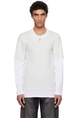 MAGLIANO White & Beige Trauma Superslim T-shirt