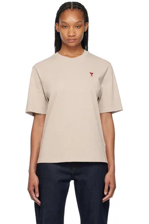 Ami Beige Ami De Cœur T-Shirt