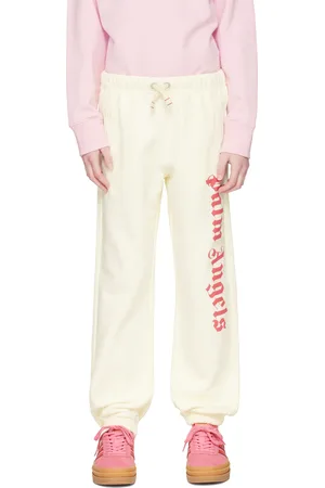 Palm Angels Kids Off-White Classic Overlogo Sweatpants