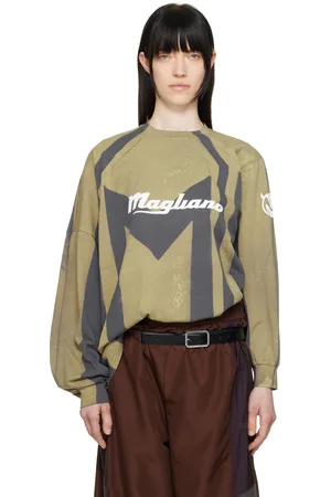 MAGLIANO Khaki & Gray Phantom Twisted Long Sleeve T-shirt