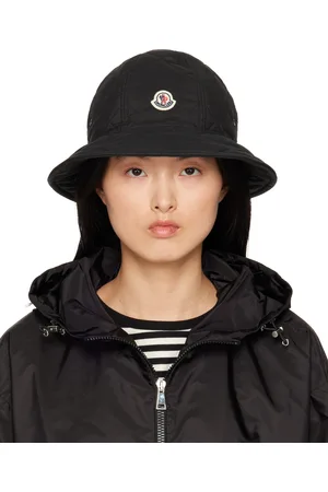 Moncler Black Quilted Bucket Hat