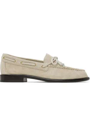 RAG&BONE Beige Carter Italian Suede Boat Shoes