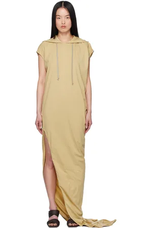 Rick Owens Beige Hollywood Edfu T Maxi Dress