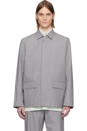 RIER Gray Waxed Cotton Jacket