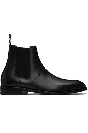 Paul Smith Black Leather Lawson Chelsea Boots
