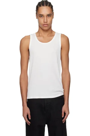 The Row White Solstice Tank Top