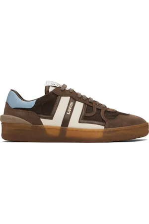 Lanvin Brown Clay Mesh Sneakers