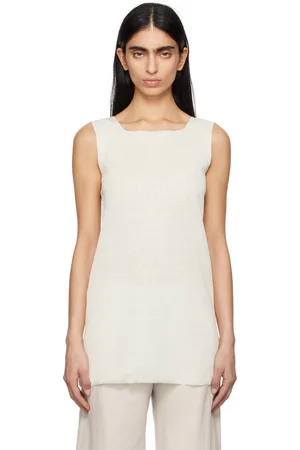 The Row White Jaylen Tank Top