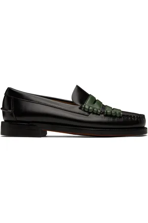 Random Identities Black & Sebago Edition Double Penny Dan Loafers
