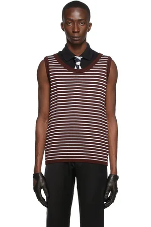 Ernest W. Baker Brown Cotton Tank Top