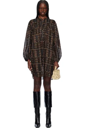 Isabel Marant Black Melinda Minidress