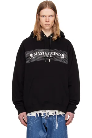 MASTERMIND Boxy Fit Grid Hoodie
