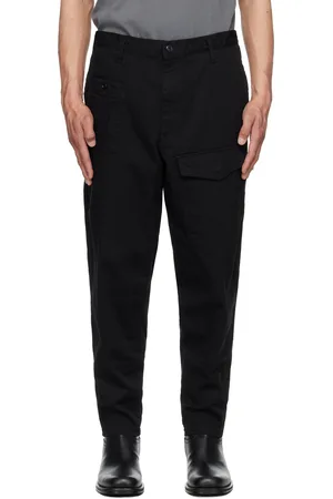 YOHJI YAMAMOTO Black Scandal Katsuragi Waist String Work Pants