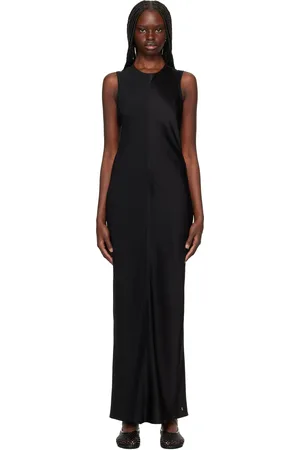 Ami Black Straight Maxi Dress