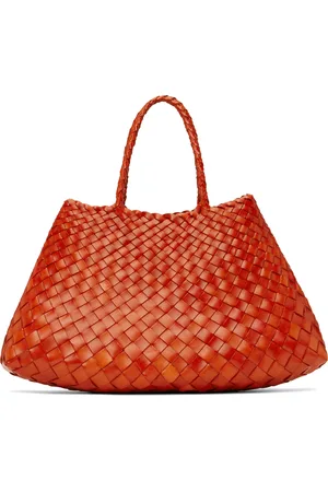 Dragon Diffusion Orange Santa Croce Small Tote