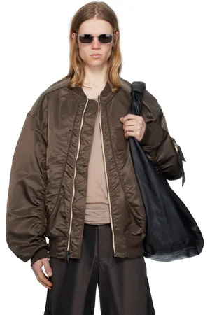 JiyongKim Sun-Bleached Flight Bomber Jacket