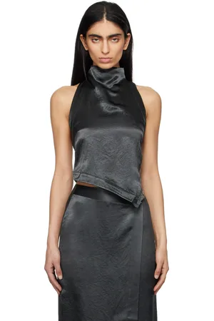 Nanushka Gray Inara Tank Top