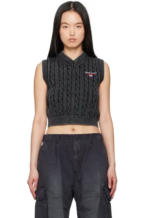 Alexander Wang Black Organic Cotton Vest