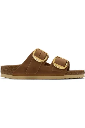 Birkenstock Brown Narrow Arizona Big Buckle Sandals