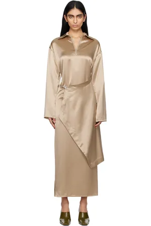 Nanushka Beige Colter Maxi Dress