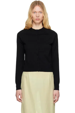 DRIES VAN NOTEN Black Cotton Cardigan