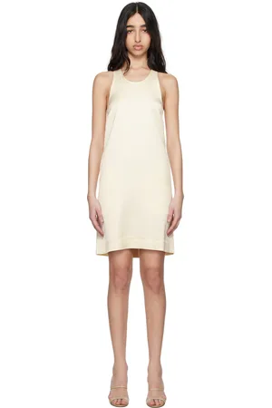 Totême Off-White Scoop-Neck Minidress