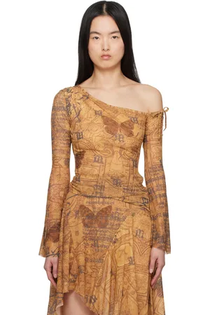 MISBHV Goa Mesh Off-Shoulder Longsleeve T-shirt