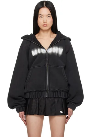 MISBHV Black Logo Community Zipped Hoodie