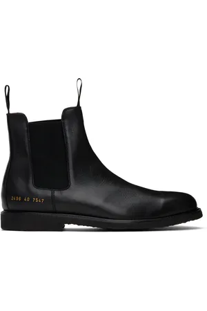 COMMON PROJECTS Black Classic Chelsea Boots