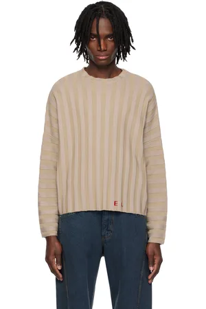 ECKHAUS LATTA Beige Keyboard Sweater