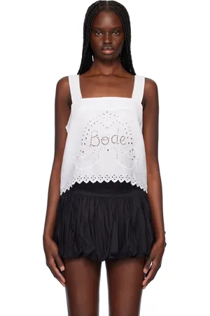 BODE White Belvoir Tank Top